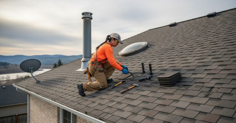 Asphalt Shingles Repair detail