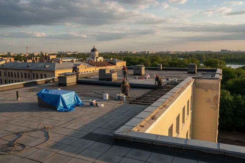 Flat Roof Installation detail
